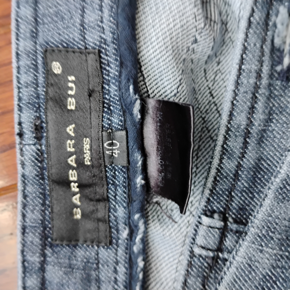 Barbara Bui Distressed Blue Jeans